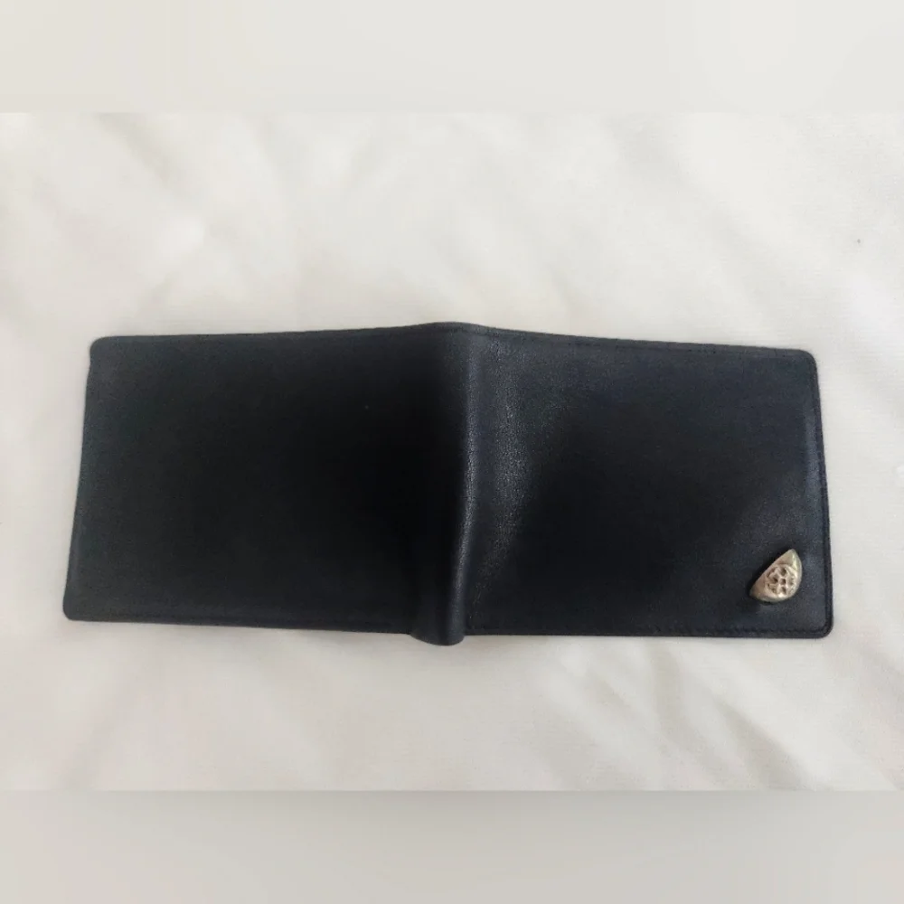 Black Leather Wallet Sillems